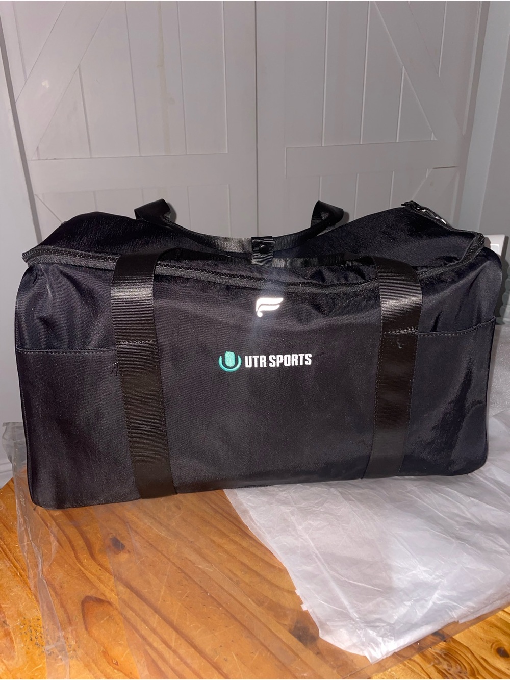 Fabletics The Convertible Travel Bag Black 34.5 L Weekender NWT $109